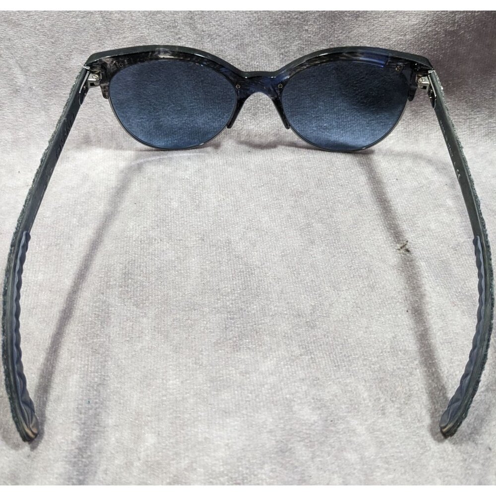 Chanel Blue Quilted Sunglasses 5342 .1552/52 Made In Italy - Picture 5 of 14